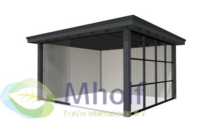 Hillhout - Buitenverblijf met plat dak Excellent 400x310 cm