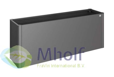 Biohort-moestuinbox-2x0.5-donkergrijs