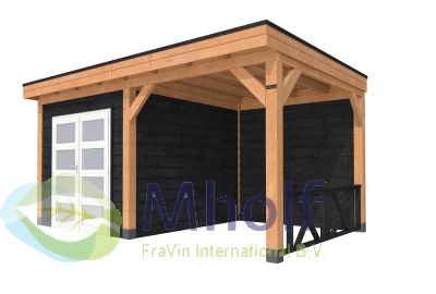 Hillhout - Buitenverblijf met plat dak Premium II (2)